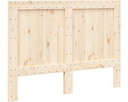 vidaXL - Hoofdbord - 140x104 - cm - massief - grenenhout
