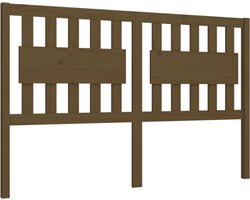 vidaXL - Hoofdbord - 155,5x4x100 - cm - massief - grenenhout - honingbruin