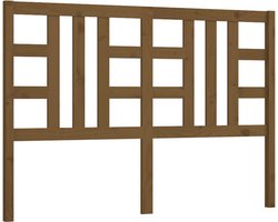 vidaXL - Hoofdbord - 156x4x100 - cm - massief - grenenhout - honingbruin