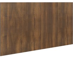 vidaXL - Hoofdbord - 160x1,5x80 - cm - bewerkt - hout - bruin - eikenkleur
