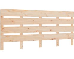 vidaXL - Hoofdbord - 160x3x80 - cm - massief - grenenhout