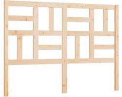vidaXL - Hoofdbord - 166x4x104 - cm - massief - grenenhout
