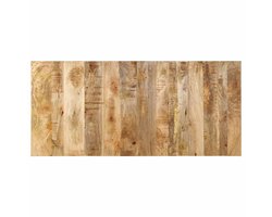 vidaXL - Hoofdbord - 180 - cm - massief - ruw - mangohout