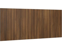 vidaXL - Hoofdbord - 200x1,5x80 - cm - bewerkt - hout - bruin - eikenkleur