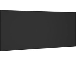 vidaXL - Hoofdbord - 200x1,5x80 - cm - bewerkt - hout - zwart