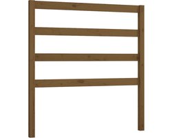 vidaXL - Hoofdbord - 96x4x100 - cm - massief - grenenhout - honingbruin