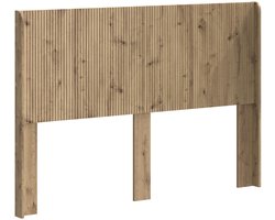 vidaXL - Hoofdbord - Artisanaal - eiken