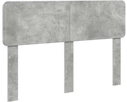 vidaXL - Hoofdbord - Beton - Grijs - Bewerkt - hout