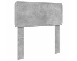 vidaXL - Hoofdbord - Beton - Grijs - Bewerkt - hout