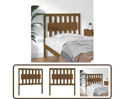 vidaXL Hoofdbord - Grenenhout - Honingbruin - 95,5x100 cm Hoofdboard - Beddecoratie - Houten Hoofdbord - Rustic Interieur - Grenenhout