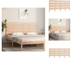 vidaXL Hoofdbord - Hoofdborden - Hoofdeinde - Houten Hoofdbord - Hoofdbord 160x3x80 cm massief grenenhout
