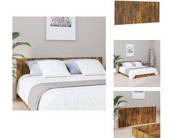 vidaXL Hoofdbord - Hoofdborden - Hoofdeinde - Houten Hoofdbord - Hoofdbord 200x1,5x80 cm bewerkt hout gerookt eikenkleurig