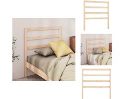 vidaXL Hoofdbord - Hoofdborden - Hoofdeinde - Houten Hoofdbord - Hoofdbord 96x4x100 cm massief grenenhout