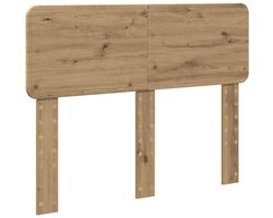 vidaXL - Hoofdbord - met - hoofdeinde - Artisan - Eiken - 120 - cm - Bewerkt - hout