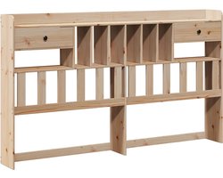 vidaXL - Hoofdbord - met - opbergruimte - 180 - cm - massief - grenenhout