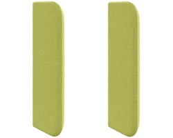 vidaXL - Hoofdbord - oor - Groen - 40,5 - x - 40,5 - x - 4 - cm - Stof