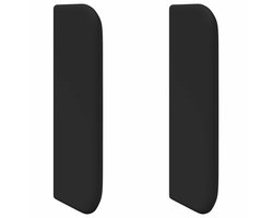 vidaXL - Hoofdbord - oor - Zwart - 40,5 - x - 40,5 - x - 4 - cm - PVC