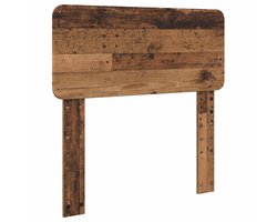 vidaXL - Hoofdbord - Oud - Hout - 80 - cm - Bewerkt - hout