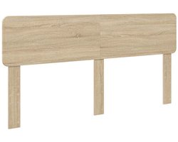 vidaXL - Hoofdbord - Sonoma - Eik - Bewerkt - hout