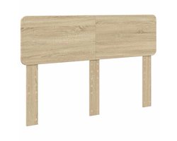 vidaXL - Hoofdbord - Sonoma - Eik - Bewerkt - hout