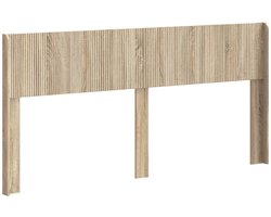 vidaXL - Hoofdbord - Sonoma - Eiken - PB