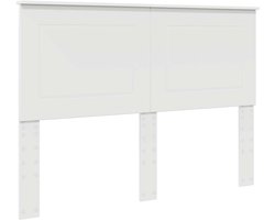 vidaXL - Hoofdbord - Wit - 100 - cm - Geconstrueerd - hout