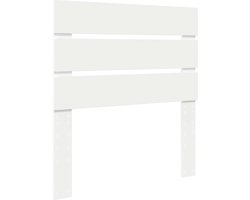 vidaXL - Hoofdbord - Wit - Bewerkt - hout