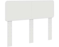 vidaXL - Hoofdbord - Wit - Bewerkt - hout
