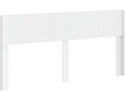 vidaXL - Hoofdbord - Wit - PB