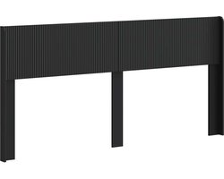 vidaXL - Hoofdbord - Zwart - PB