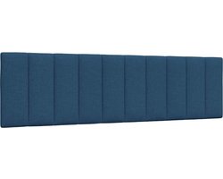 vidaXL - Hoofdbordkussen - "Hanko" - 180 - cm - stof - blauw