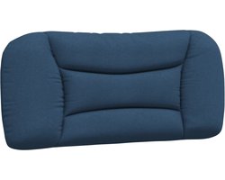 vidaXL - Hoofdbordkussen - "Hvar" - 90 - cm - stof - blauw