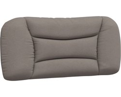 vidaXL - Hoofdbordkussen - "Hvar" - 90 - cm - stof - taupe