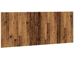 vidaXL - Hoofdeinde - 200x1,5x80 - cm - bewerkt - hout - oud - houtkleurig