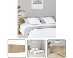 vidaXL Hoofdeinde - Hoofd Bord - Hoofdbord 200x1,5x80 cm bewerkt hout sonoma eikenkleurig - Beddecoratie - Bedroom Furniture - Kamermeubel