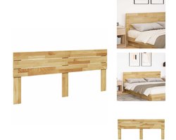 vidaXL Hoofdeinde - Hoofdeinden -bed Hoofdeinde - Hoofdeinde Paneel - Hoofdbord 200 cm massief hout eiken