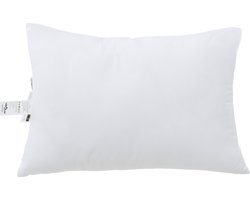 vidaXL - Hoofdkussen - met - kussen - Wit - 60 - x - 40 - x - 20 - cm - Polyester