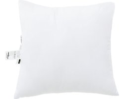 vidaXL - Hoofdkussen - met - kussen - Wit - 61 - x - 41 - x - 20 - cm - Polyester