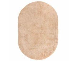 vidaXL - Hoogpolig - vloerkleed - NAVARRA - 300x200 - cm - polyester - beige