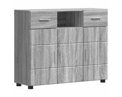 vidaXL - Houten - Kast - Grijs - Sonoma - Bewerkt - hout