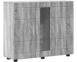 vidaXL - Houten - Kast - Grijs - Sonoma - Bewerkt - hout