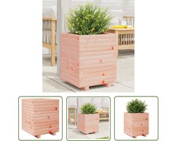 vidaXL Houten Plantenbak - Hout Plantenbak - Plantenbak 40x40x49,5 cm massief douglashout - Douglas Hout - Plantenbakken Buiten - Sierpotten
