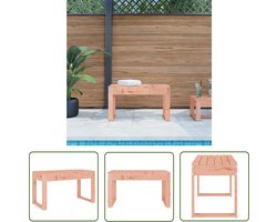 vidaXL Houten Tuinbank - Tuinbank - Tuinbank 80x38x45 cm massief douglashout - Douglashout - Buitendecoratie - Lounge Set