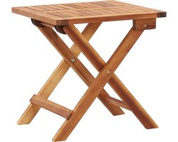 vidaXL Inklapbare Salontafel 40x40x40 cm Acaciahout