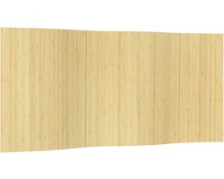 vidaXL - Kamerscherm 165x400 - cm bamboe - lichtnaturel