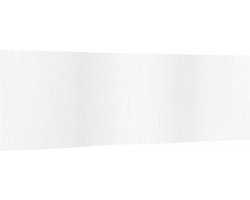 vidaXL - Kamerscherm - 165x600 - cm - bamboe - wit