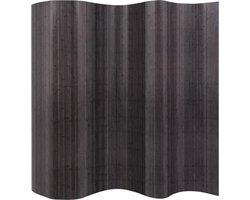 vidaXL - Kamerscherm - 250x165 - cm - bamboe - grijs