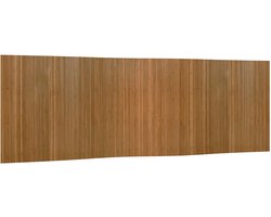 vidaXL - Kamerscherm - breedte - 600 - cm - hoogte - 165 - cm - bamboe - bruin