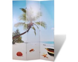 vidaXL - Kamerscherm - inklapbaar - strand - 120x170 - cm