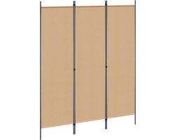 vidaXL - Kamerverdeler - Beige - 150 - x - 180 - cm - Stof